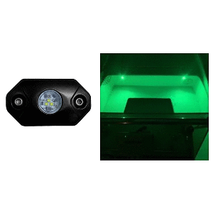 Black-Oak-LED-Black-Oak-Rock-Accent-Light---Green---Black-Housing---RL-G RL-G