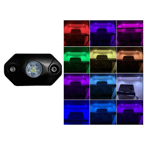 Black Oak Rock Accent Light - RGB - Black Housing CD-95848