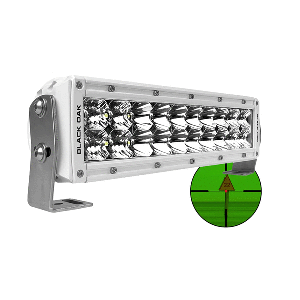 Black Oak Pro Series Double Row Combo Infrared 10&quot; 850nm Light Bar - White CD-95858