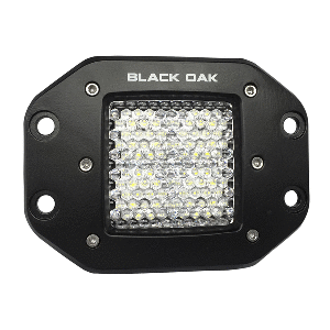Black-Oak-LED-Black-Oak-2inch-Flush-Mount-LED-Pod-Light---Diffused-Optics---Black-Housing---Pro-Series-3.0---2D-FPOD10CR 2D-FPOD10CR