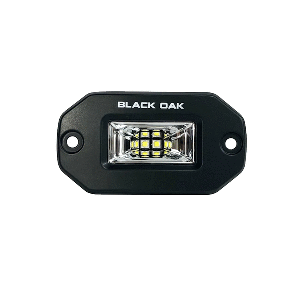 Black Oak Pro Series 2&quot; Flush Mounted Scene Light - Black CD-95887