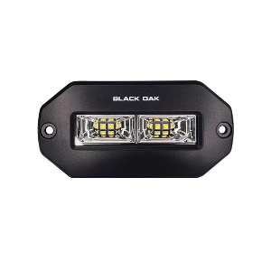 Black Oak Pro Series 4&quot; Flush Mount Spreader Light - Black Housing CD-95890