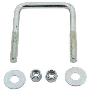 C.E. Smith Zinc U-Bolt 7/16&quot;-14 X 3-1/8&quot; X 4&quot; w/Washers &amp; Nuts - Square CD-96413