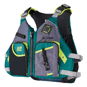 Onyx Airspan Angler Life Jacket - XL/2X - Green CD-96641