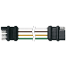 Ancor Trailer Connector-Flat 4-Wire - 12