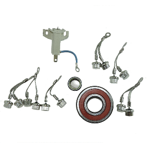 Balmar Offshore Repair Kit 94 Series 12/24V Includes Bearings, Brushes, Positive/Negative Diode CD-97434