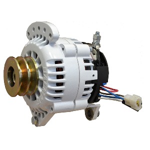 Balmar-Alternator-120-AMP-12V-4inch-Dual-Foot-Saddle-Dual-Pulley-w-Isolated-Ground---604-120-DV 604-120-DV