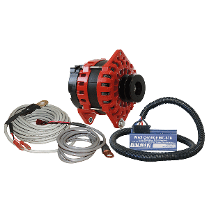 Balmar Alternator 250 AMP Kit 12V 3.15" Dual Foot Saddle Dual Vee Pulley Regulator & Temp Sensor - XT-DF-250-DV-KIT