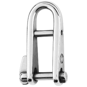 Wichard HR Key Pin Shackle With Bar - 6mm Pin Diameter