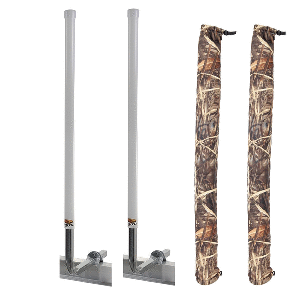 C.E. Smith 60&quot; Post Guide-On w/I-Beam Mounting Kit &amp; Camo Wet Lands Post Guide-On Pads CD-97801