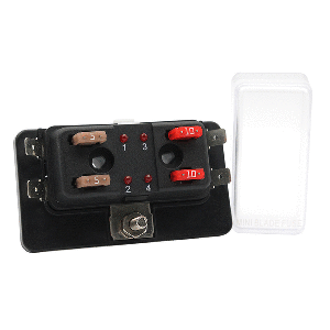 Cole Hersee Standard 4 MINI Series Fuse Block w/LED Indicators CD-97878