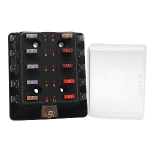 Cole Hersee Standard 10 MINI Series Fuse Block w/LED Indicators CD-97880