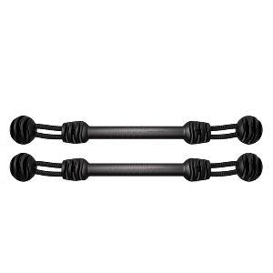 Snubber - Tar Black Snubber Twist - Pair CD-97923