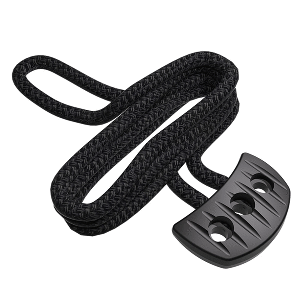 Snubber - Black Snubber Pull With Rope - Tar Black CD-97980