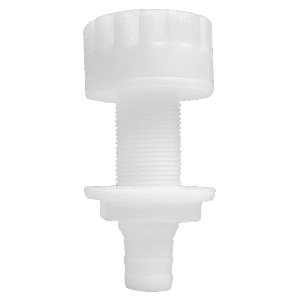 Attwood-Marine-Attwood-Plastic-White-Thru-Hull-With-Strainer---3-4inch-Inner-Diameter---3886-3 3886-3