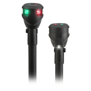 Attwood Marine Attwood LightArmor Fast Action Bi-Color Pole Light With Task Light - 14" & 3-Pin - NV6LC2-14BP7