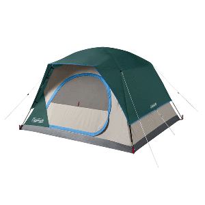 Coleman Skydome 4-Person Camping Tent - Evergreen