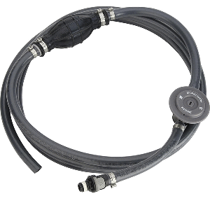 Attwood Marine Attwood Universal Fuel Line Kit - 3/8" Dia. x 12' Length w/Sprayless Connectors & Fuel Demand Valve - 93812UUSD7