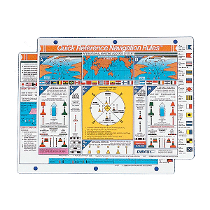 Davis Instruments Davis Quick Reference International Navigation Rules Card - 127
