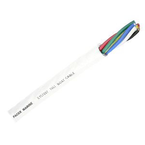 Pacer Round 6 Conductor Cable - 100' - 16/6 AWG - Black, Brown, Red, Green, Blue &amp; White