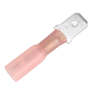 Pacer-Group-Pacer-22-18-AWG-Heat-Shrink-Male-Disconnect---3-Pack---TDE18-250M-3 TDE18-250M-3