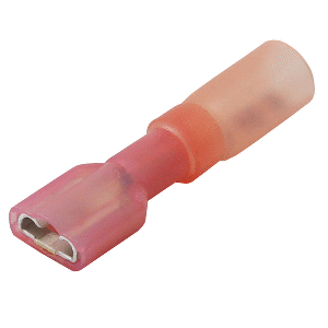 Pacer-Group-Pacer-22-18-AWG-Heat-Shrink-Female-Disconnect---100-Pack---TDE18-250FI-100 TDE18-250FI-100
