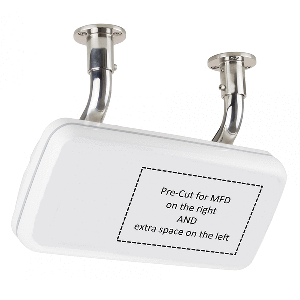 Navpod NavPod SystemPod Pre-Cut f/Garmin GPSMAP&reg; 723/723xsv/743/743xsv On Right & Extra Space On Left f/9.5" Wide Guard - GP1500-43