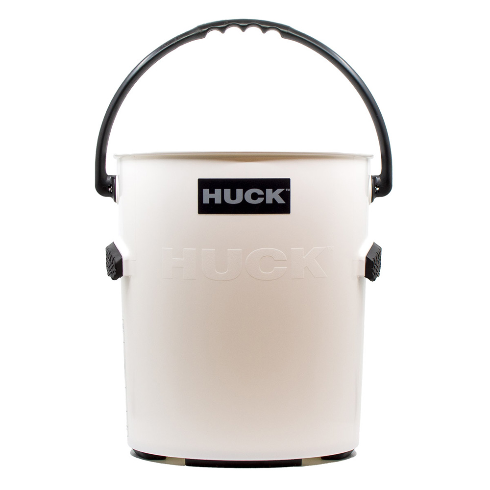 image for HUCK Performance Bucket – Tuxedo – White w/Black Handle
