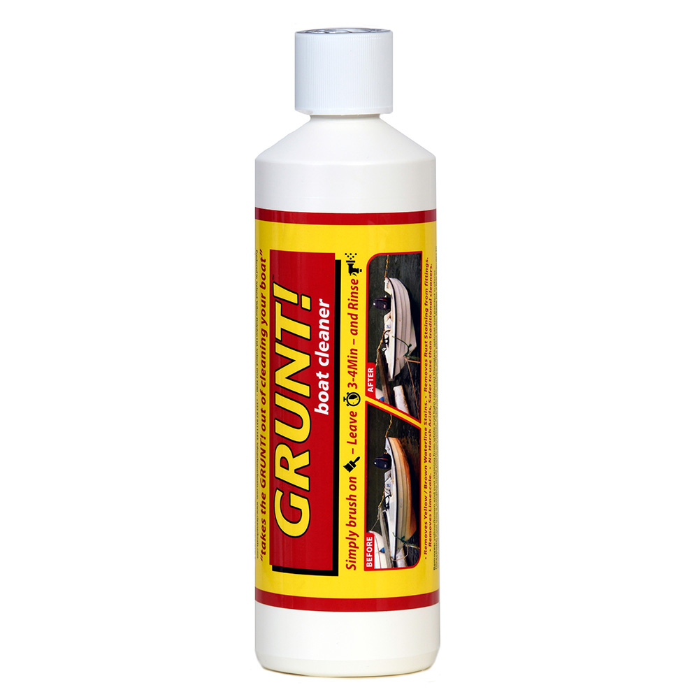 image for GRUNT! 16oz Boat Cleaner – Removes Waterline & Rust Stains