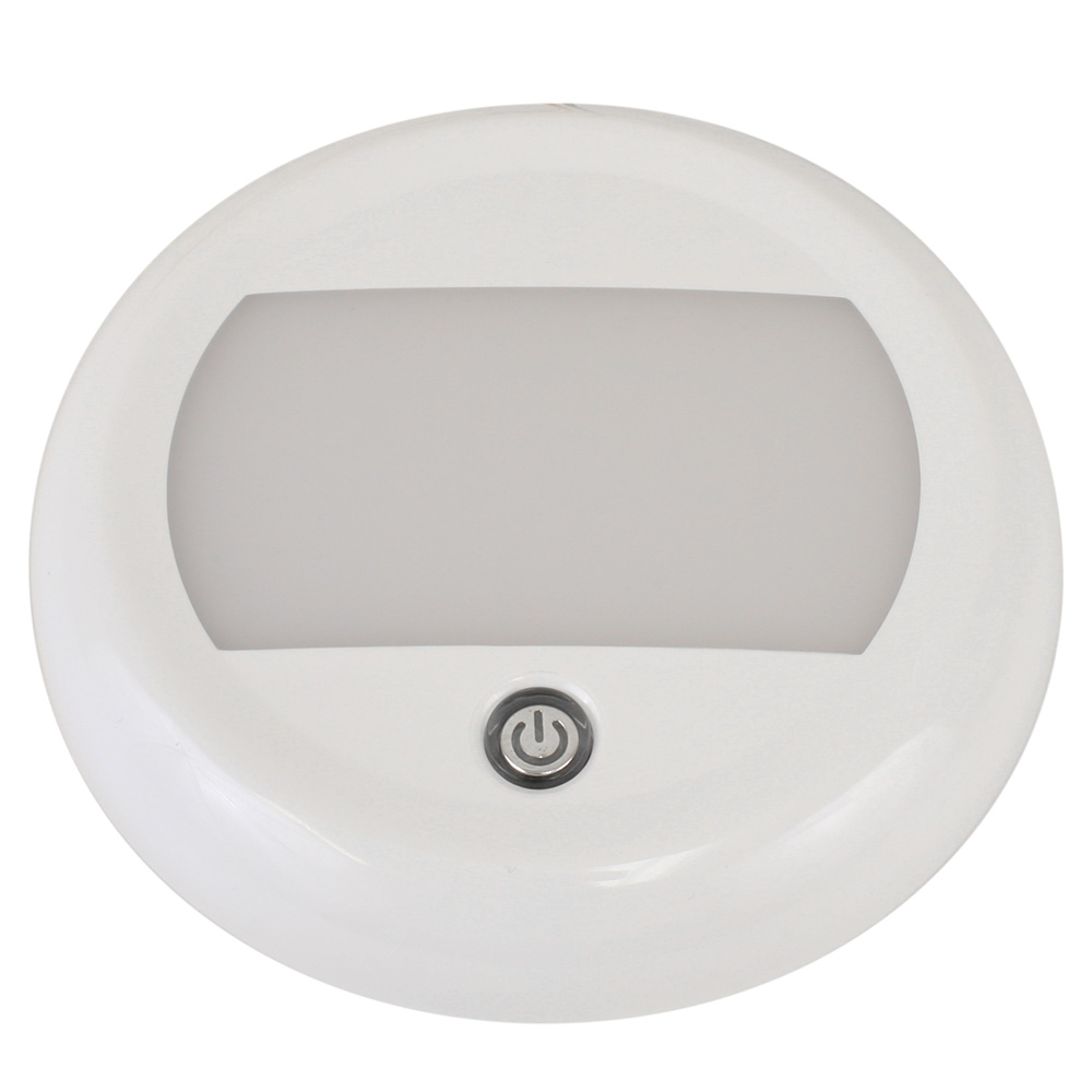 image for Scandvik 5″ Dome Light w/Switch & 3 Stage Dimming – 10-30V – IP67