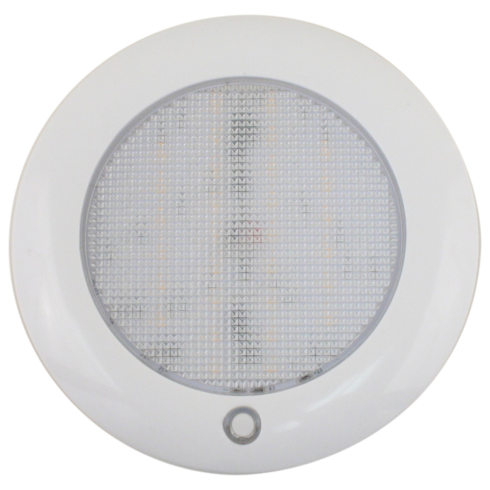 image for Scandvik Slim 5″ Dome Light – Warm White/Blue – 10-30V