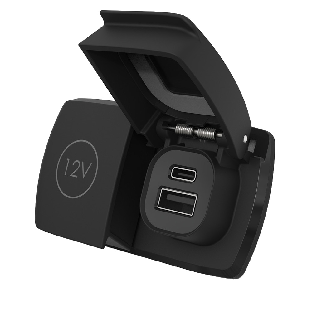 image for Scanstrut Flip Pro Duo – USB-A & USB-C w/12V Power Socket