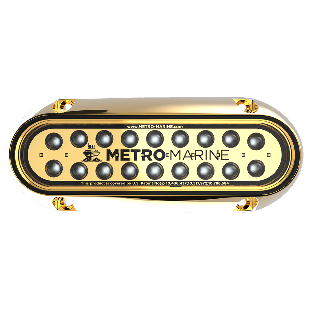 image for Metro Marine High-Output Elongated Underwater Light w/Intelligent Monochromatic LED's – Blue, 45° Beam