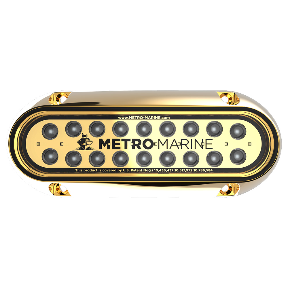 image for Metro Marine High-Output Elongated Underwater Light w/Intelligent Monochromatic LED's – Blue, 90° Beam