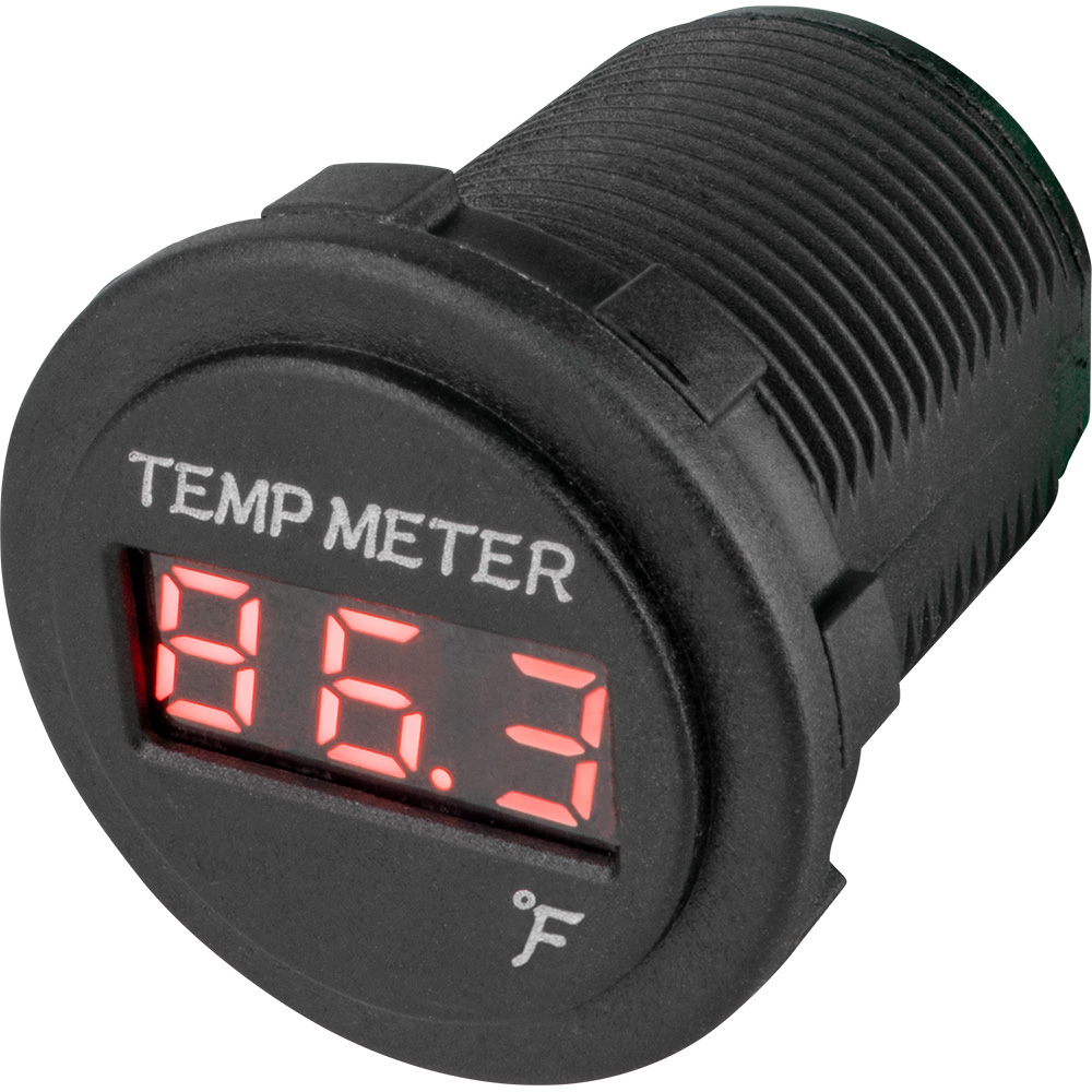 image for Sea-Dog Round Red LED Temperature Meter
