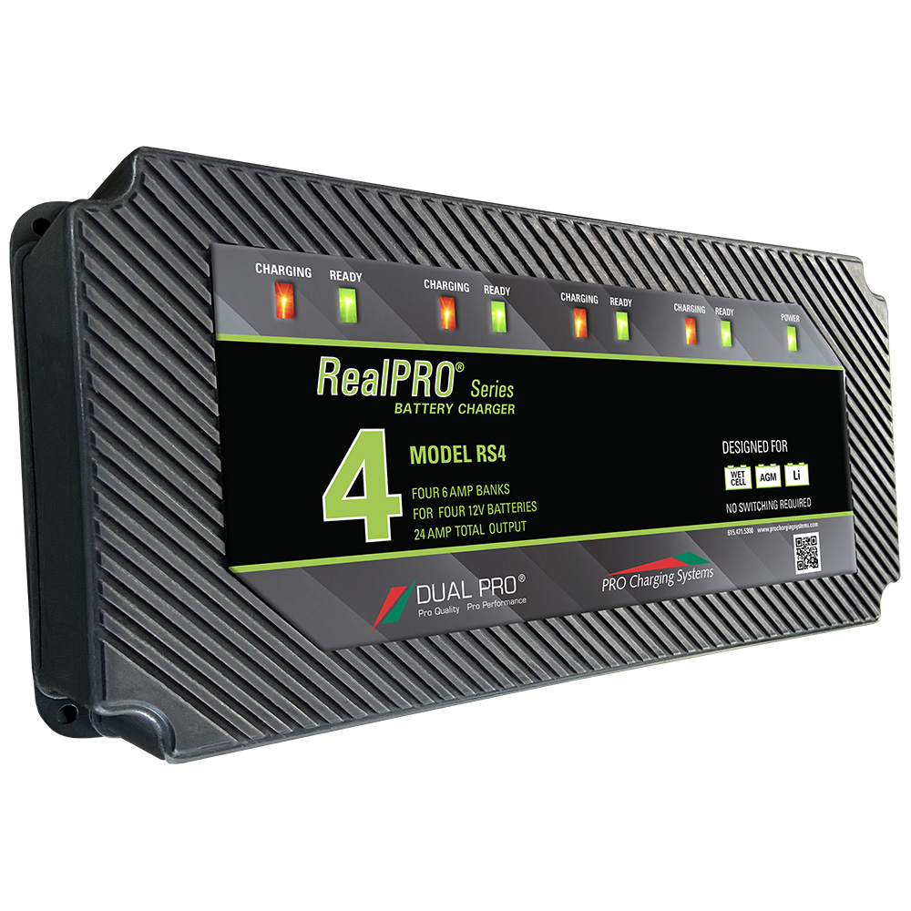 image for Dual Pro RealPRO Series Battery Charger – 24A – 4-Bank