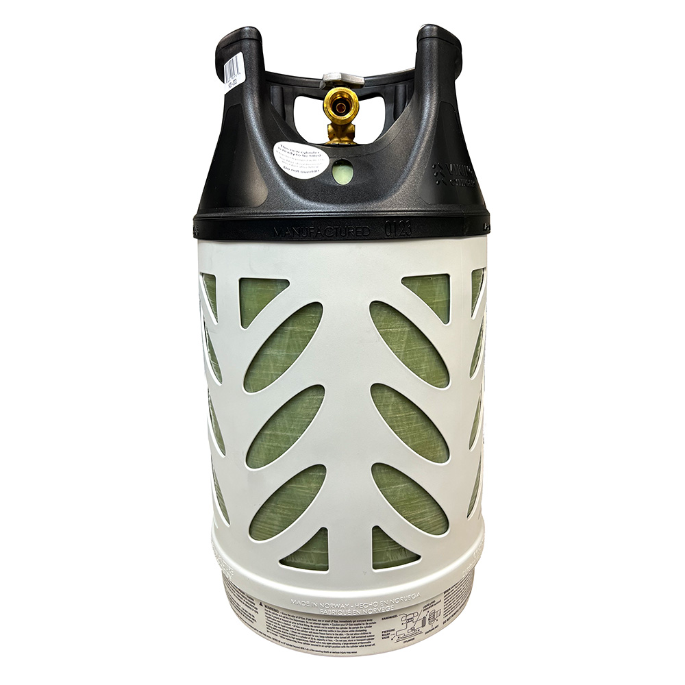 image for Viking Cylinders 22lb Vertical Fiberglass Composite LPG Cylinder w/Type 1 Valve – OPD, DOT, TC Approved