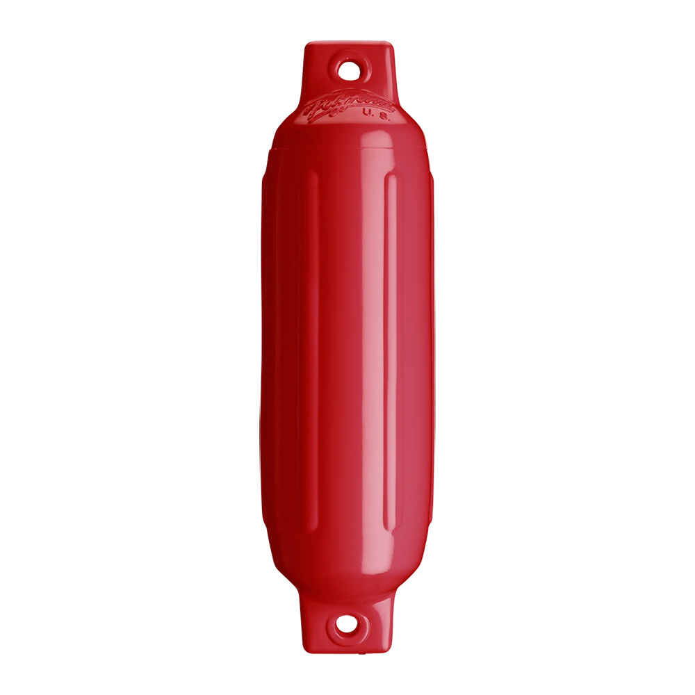 image for Polyform G-1 Twin Eye Fender 3.5″ x 12.8″ – Classic Red