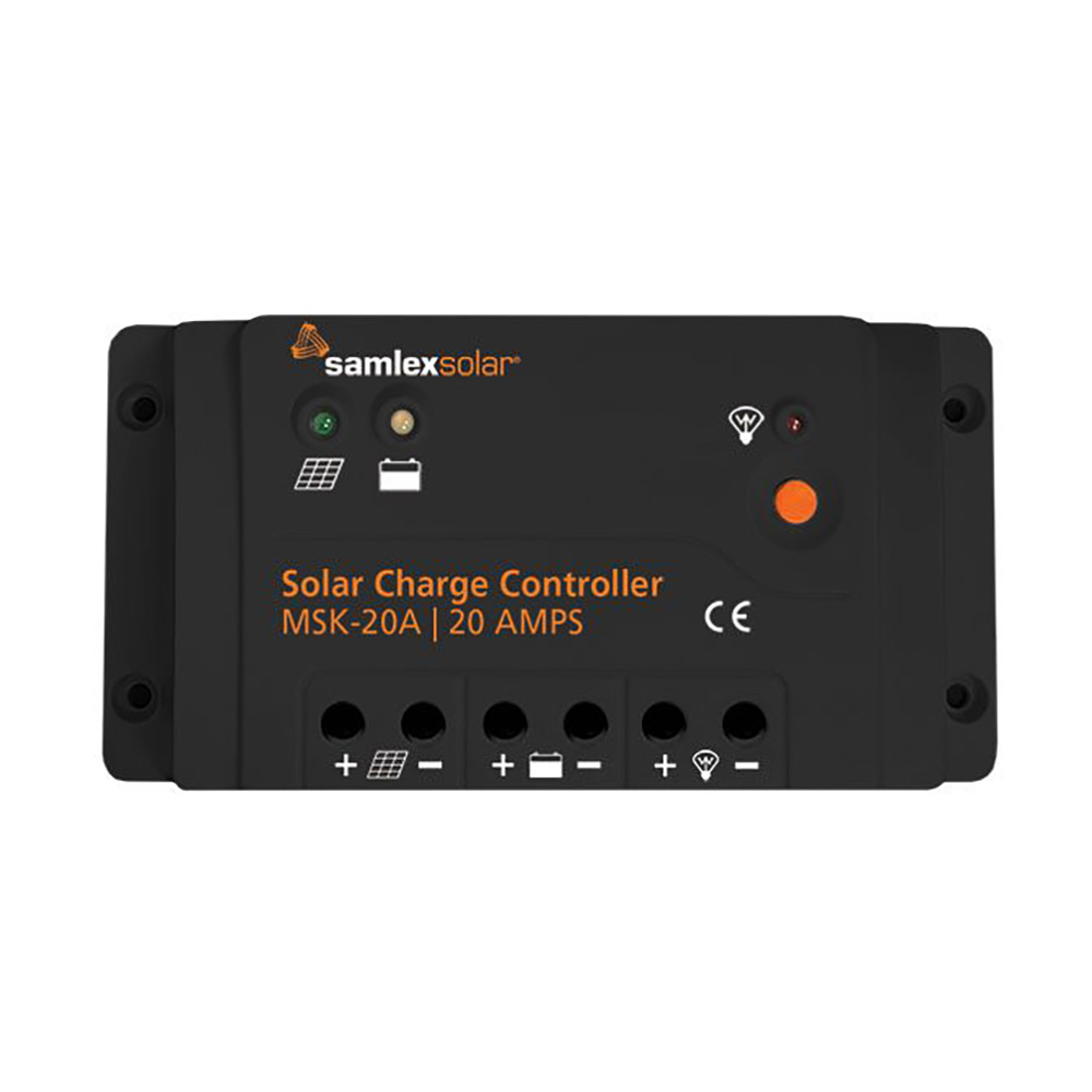 image for Samlex 20A Solar Charge Controller – 12/24V
