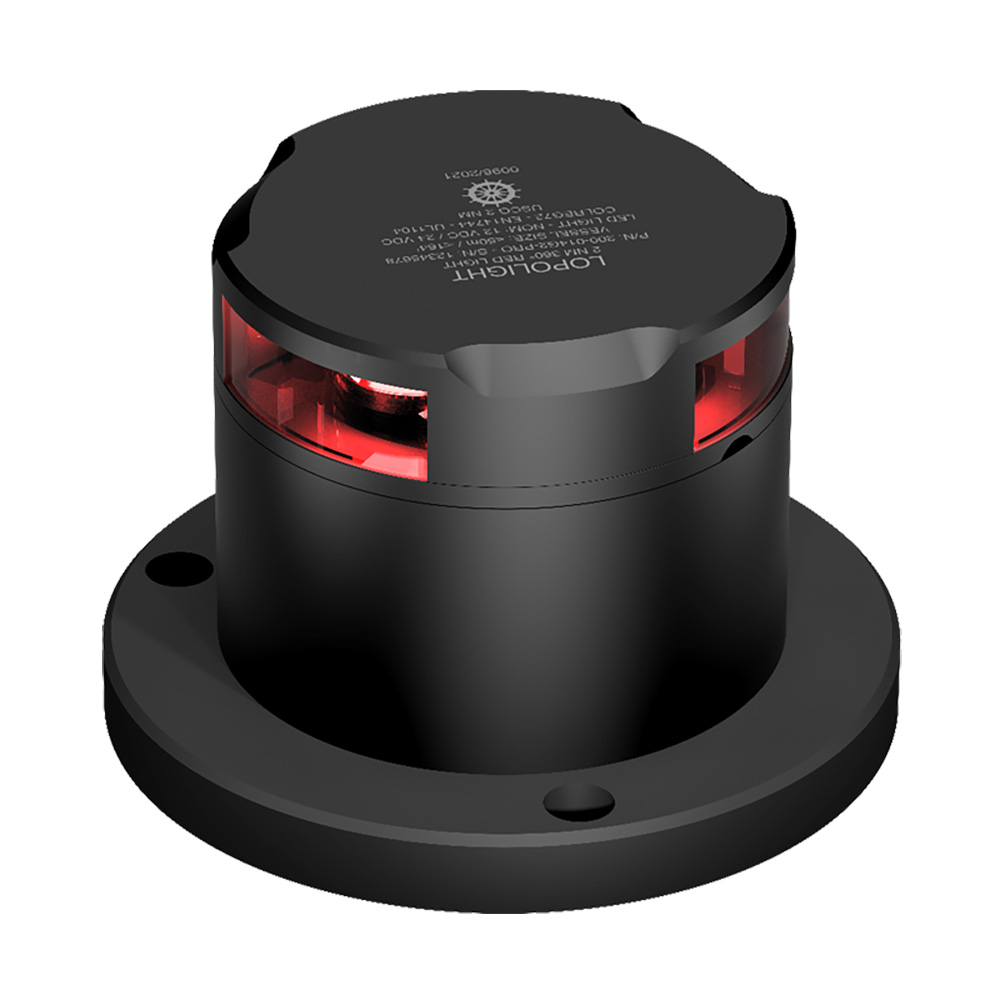 image for Lopolight 3nm 360° Red Ice-Class Black Anodized Light