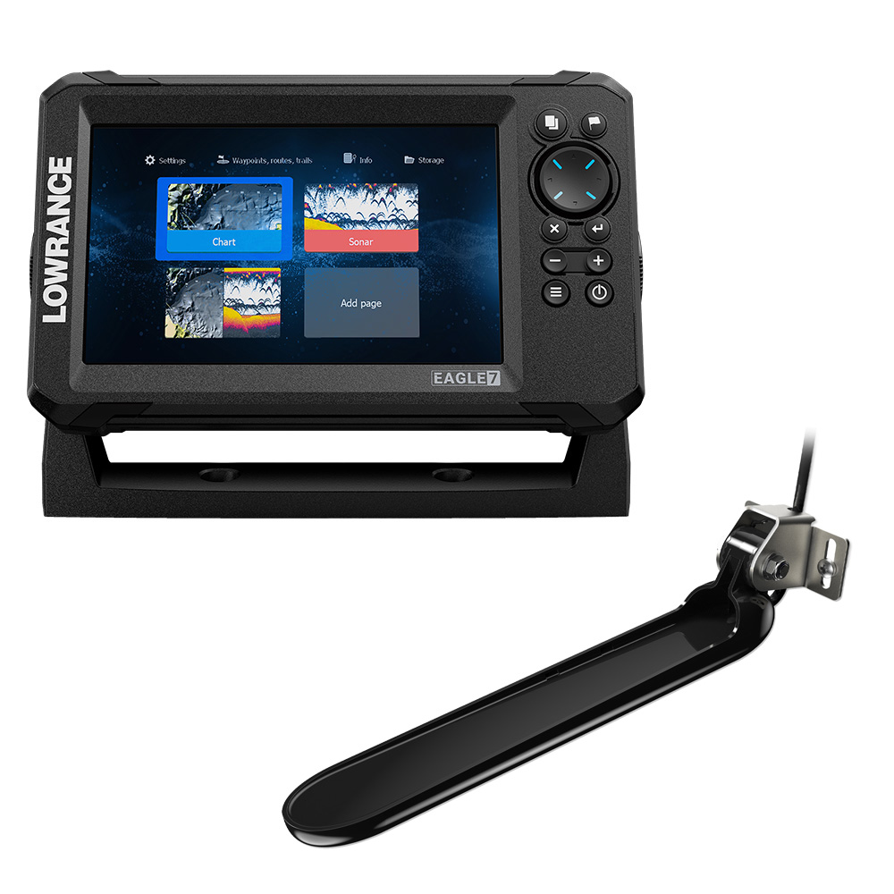 image for Lowrance Eagle 7 w/TripleShot Transducer & Discover OnBoard Chart