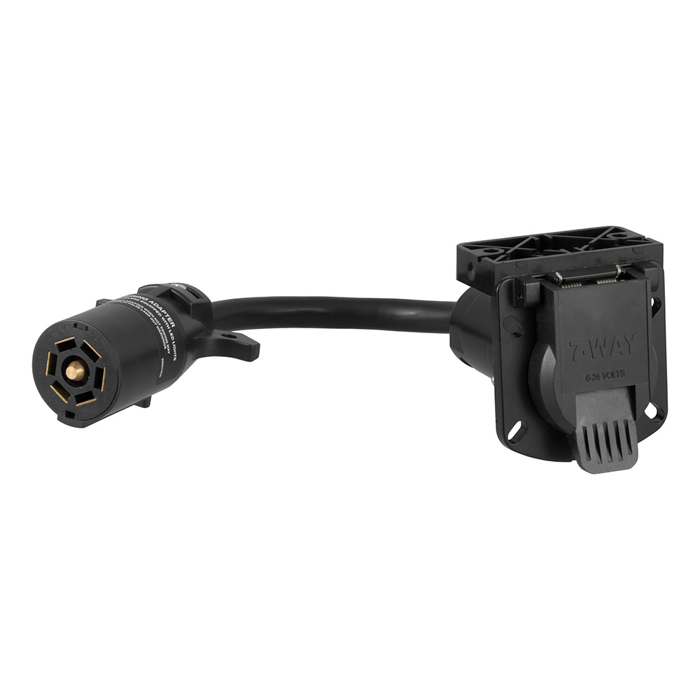 image for CURT 7-Way RV Blade LED Electrical Adapter