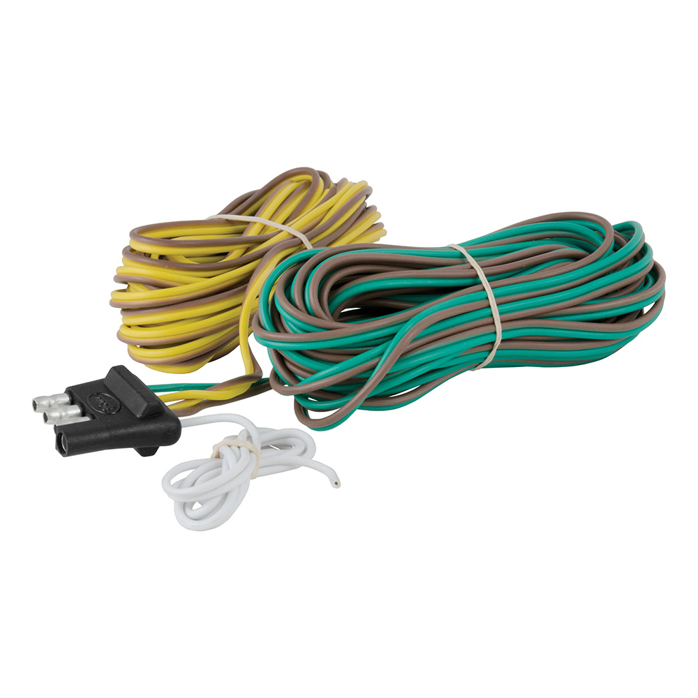 image for CURT 4-Way Flat Connector f/Rewiring Trailer – 20' Wire