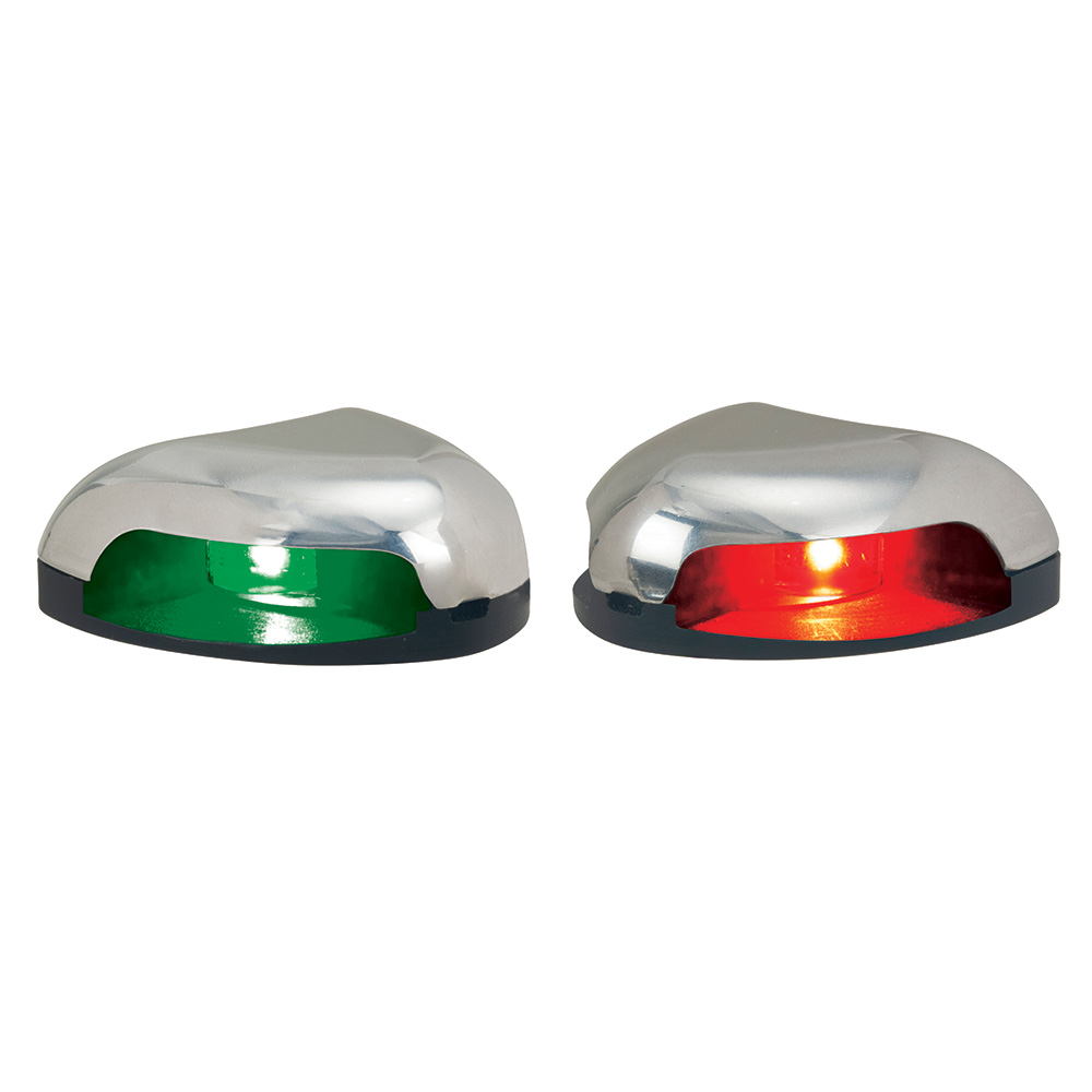 image for Perko Red/Green Horizontal Mount Side Light – Pair – Stainless Steel