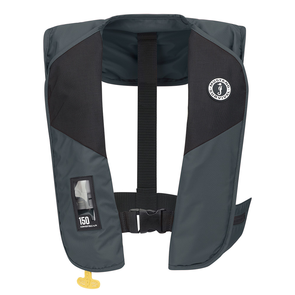 image for Mustang MIT 150 Convertible Inflatable PFD – Admiral Grey
