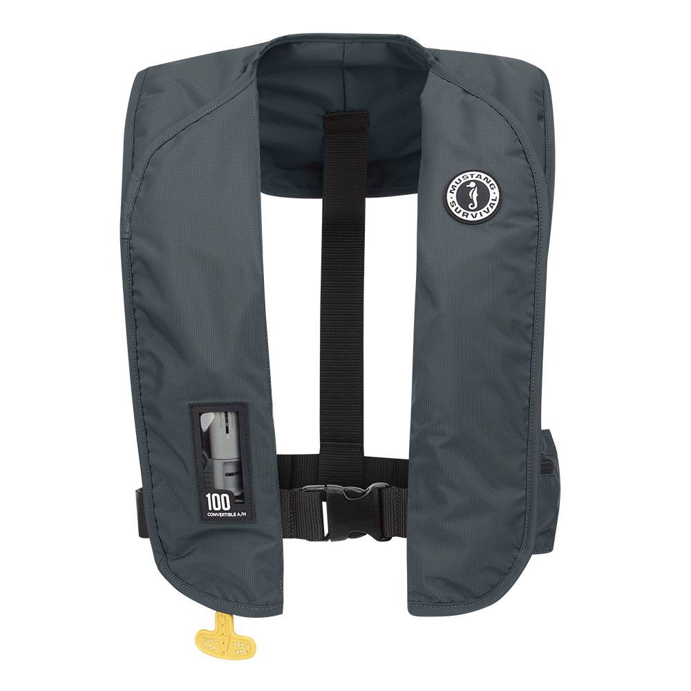 image for Mustang MIT 100 Convertible Inflatable PFD – Admiral Grey
