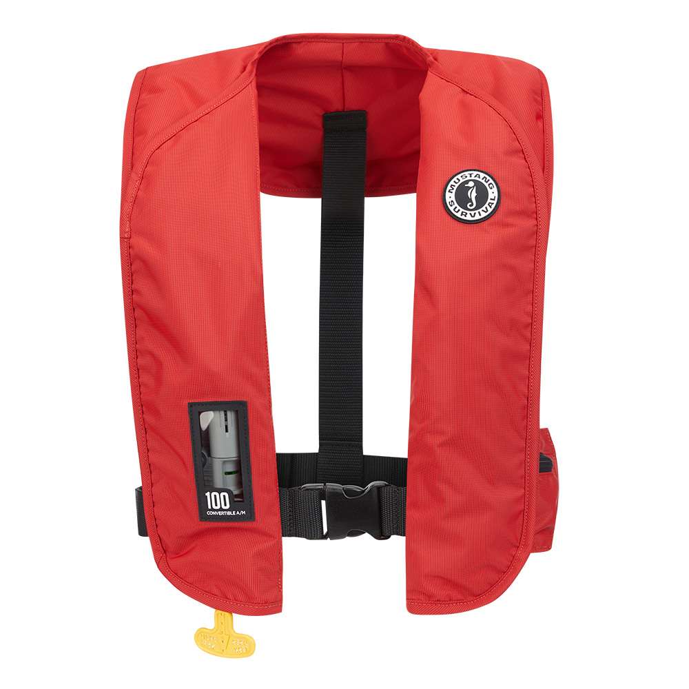 image for Mustang MIT 100 Convertible Inflatable PFD – Red