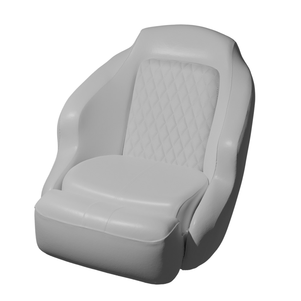 image for TACO Anclote Diamond Bucket Seat – White