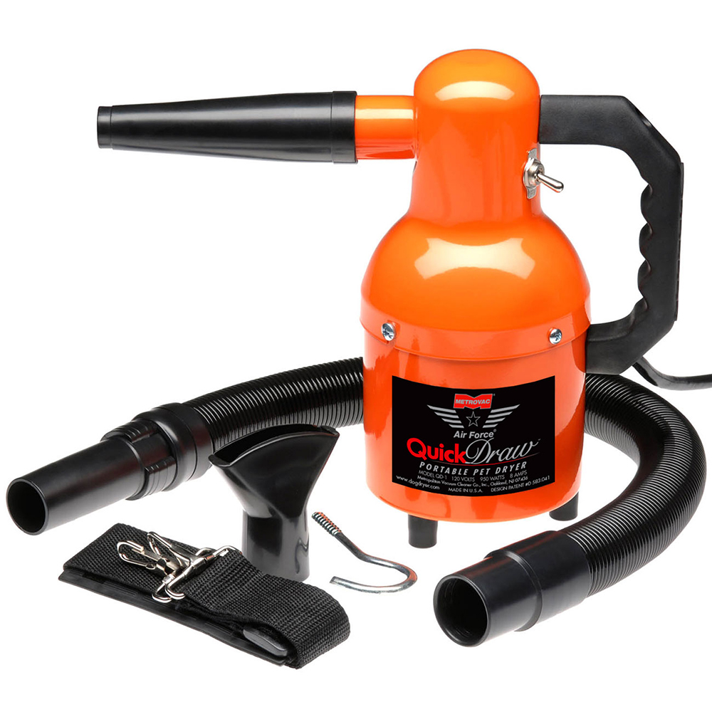 image for MetroVac AirForce® Quick Draw Portable Pet Dryer – Orange