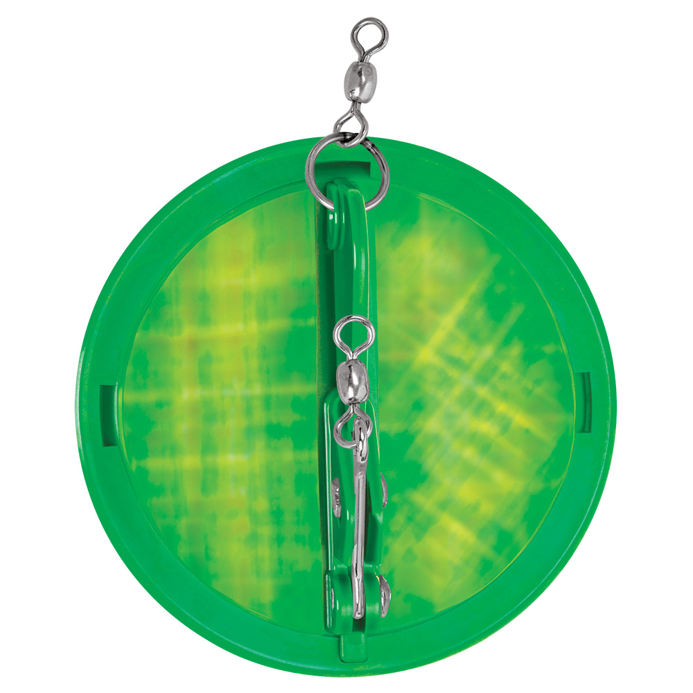 image for Luhr-Jensen 3-1/4″ Dipsy Diver – Kelly Green/Silver Bottom Moon Jelly